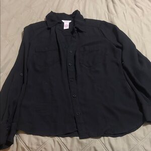 Candie's Elegant Black Blouse